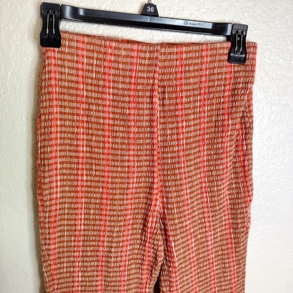 Free People Fine Line Flare Stripe Pull on pants Hippie Boho Gypsy Style sz Xs - Picture 3 of 8